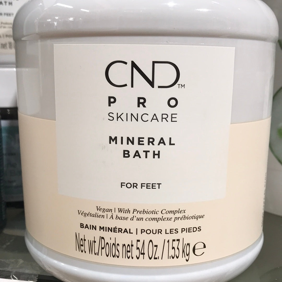 CND PRO SKINCARE MINERAL BATH 54 Oz- FOR FEET