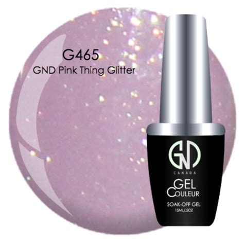 GND PINK THING GLITTER GND G465 ONE STEP GEL