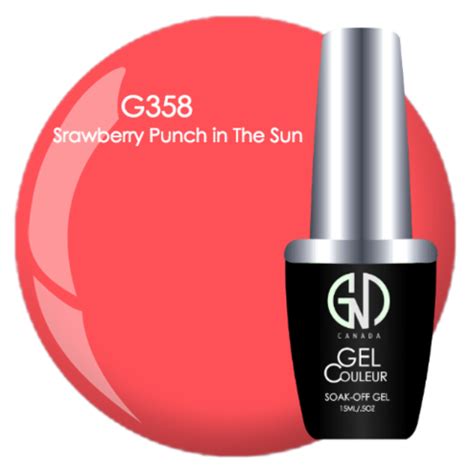 STRAWBERRY PUNCH IN THE SUN GND G358 ONE STEP GEL