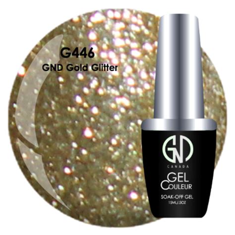 GND GOLD GLITTER GND G446 ONE STEP GEL