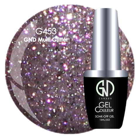 GND MULTI GLITTER GND G453 ONE STEP GEL